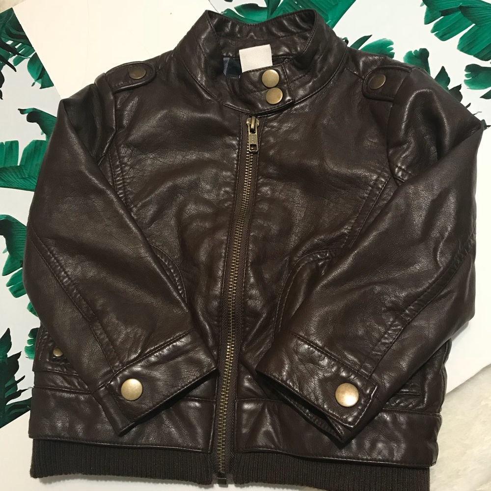 Final Price Joe Fresh Pleather Jacket Sz 18-24 mos